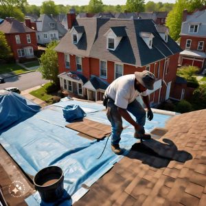 a_black_man_waterproofing_a_roof_real_photo (1)